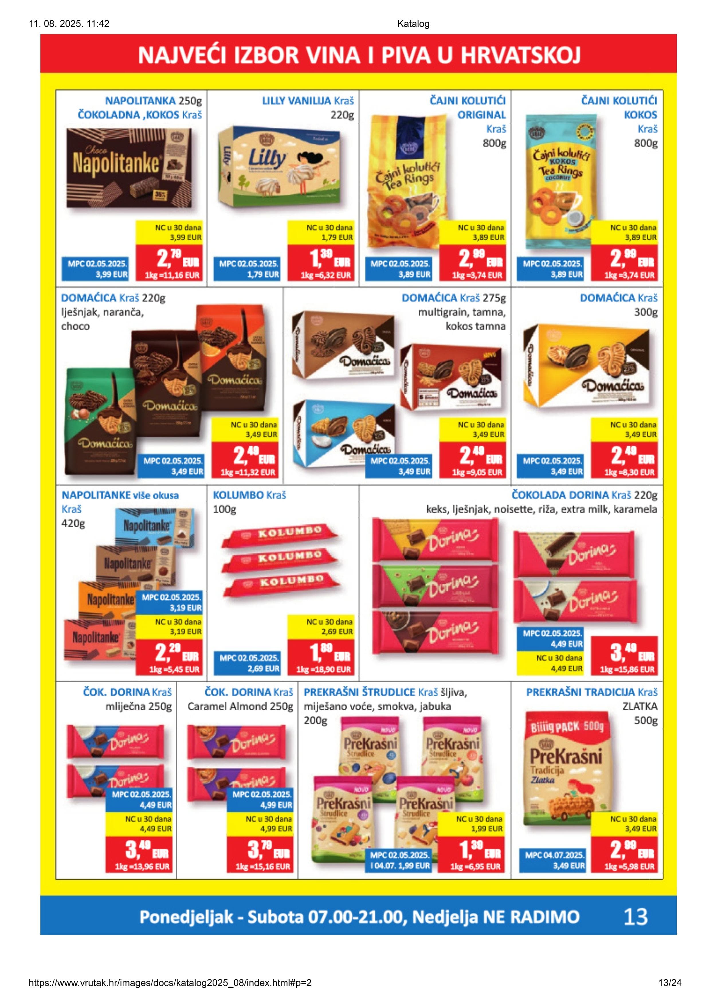 Page from catalog: Akcijska ponuda