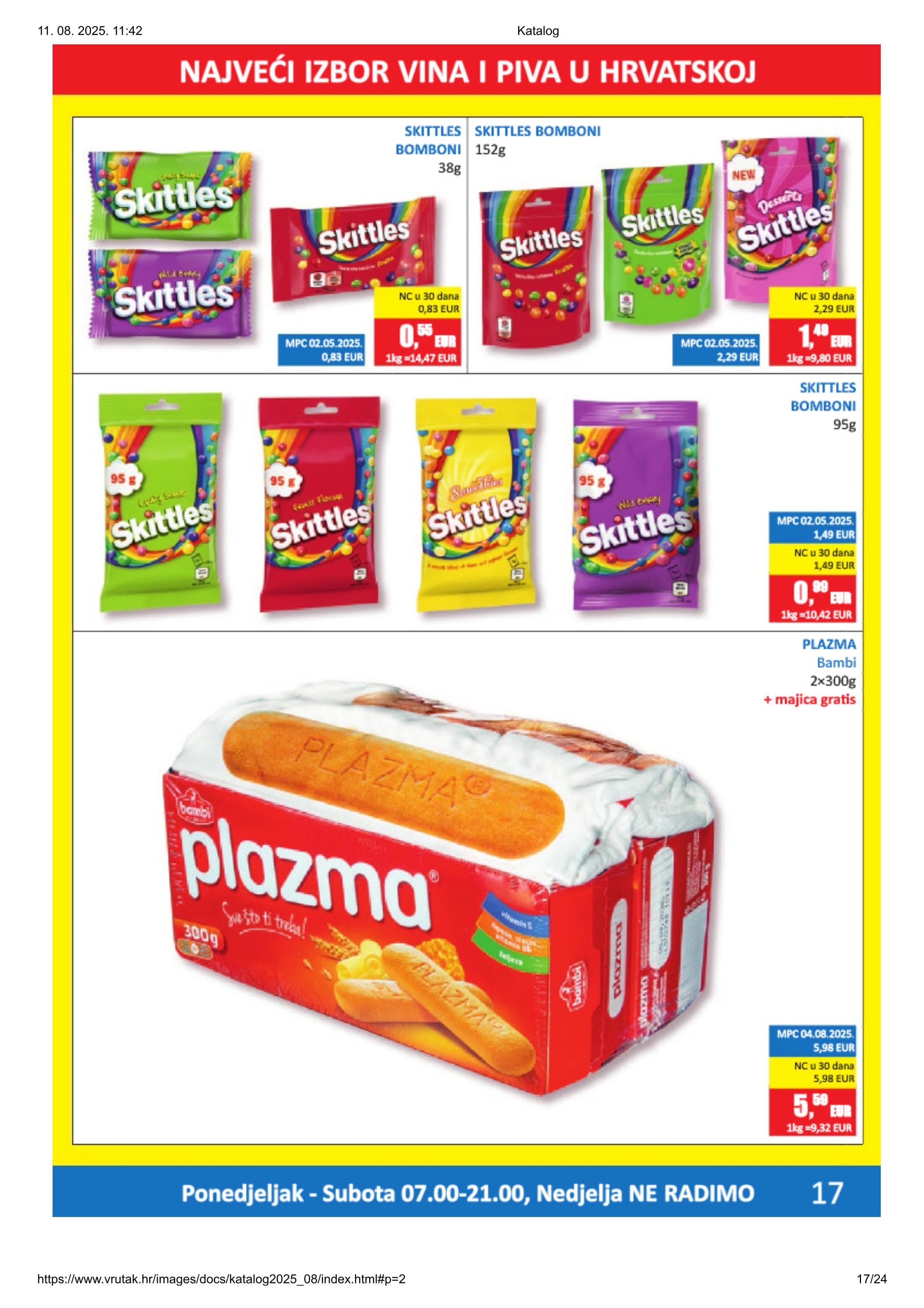 Page from catalog: Akcijska ponuda