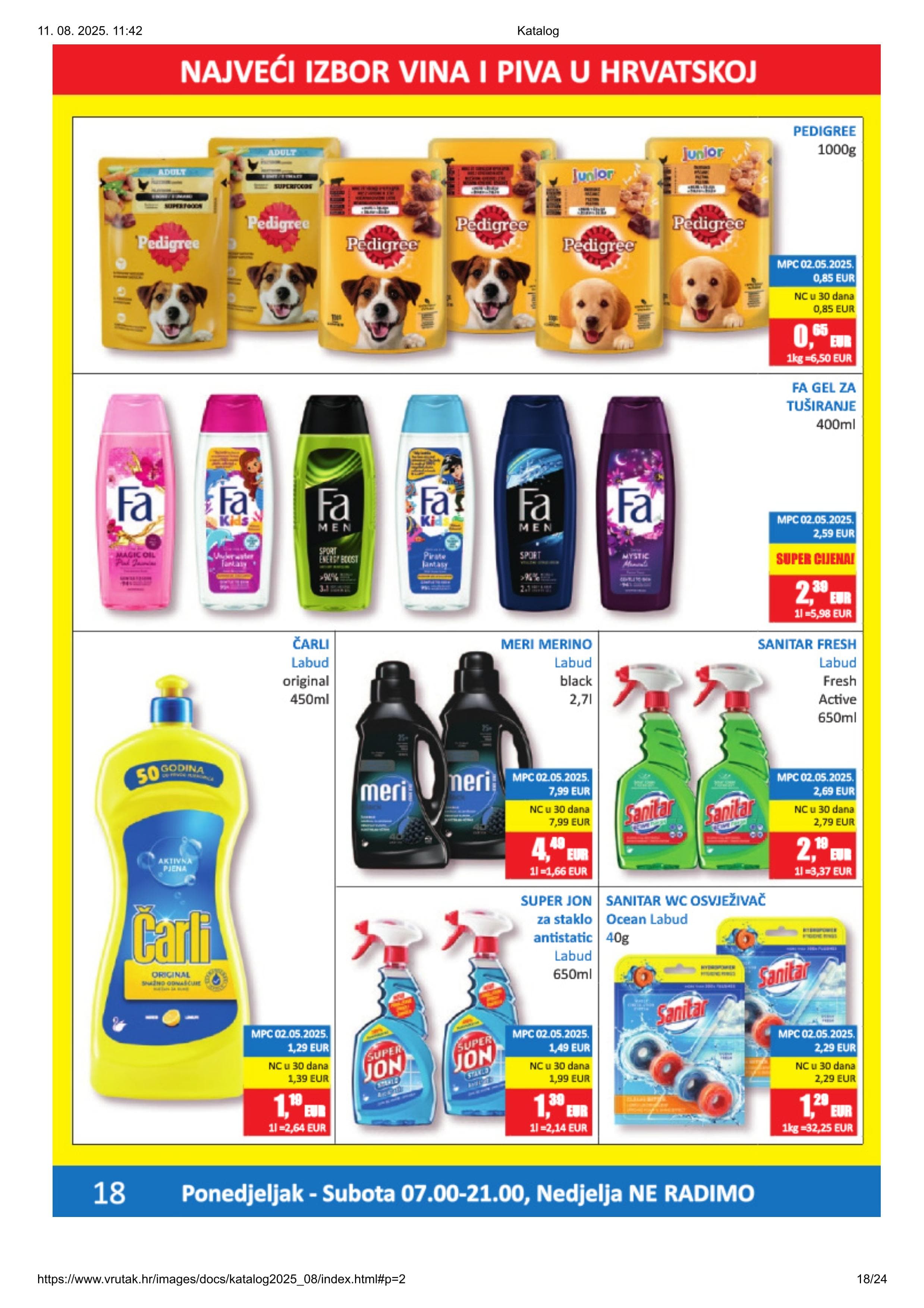 Page from catalog: Akcijska ponuda