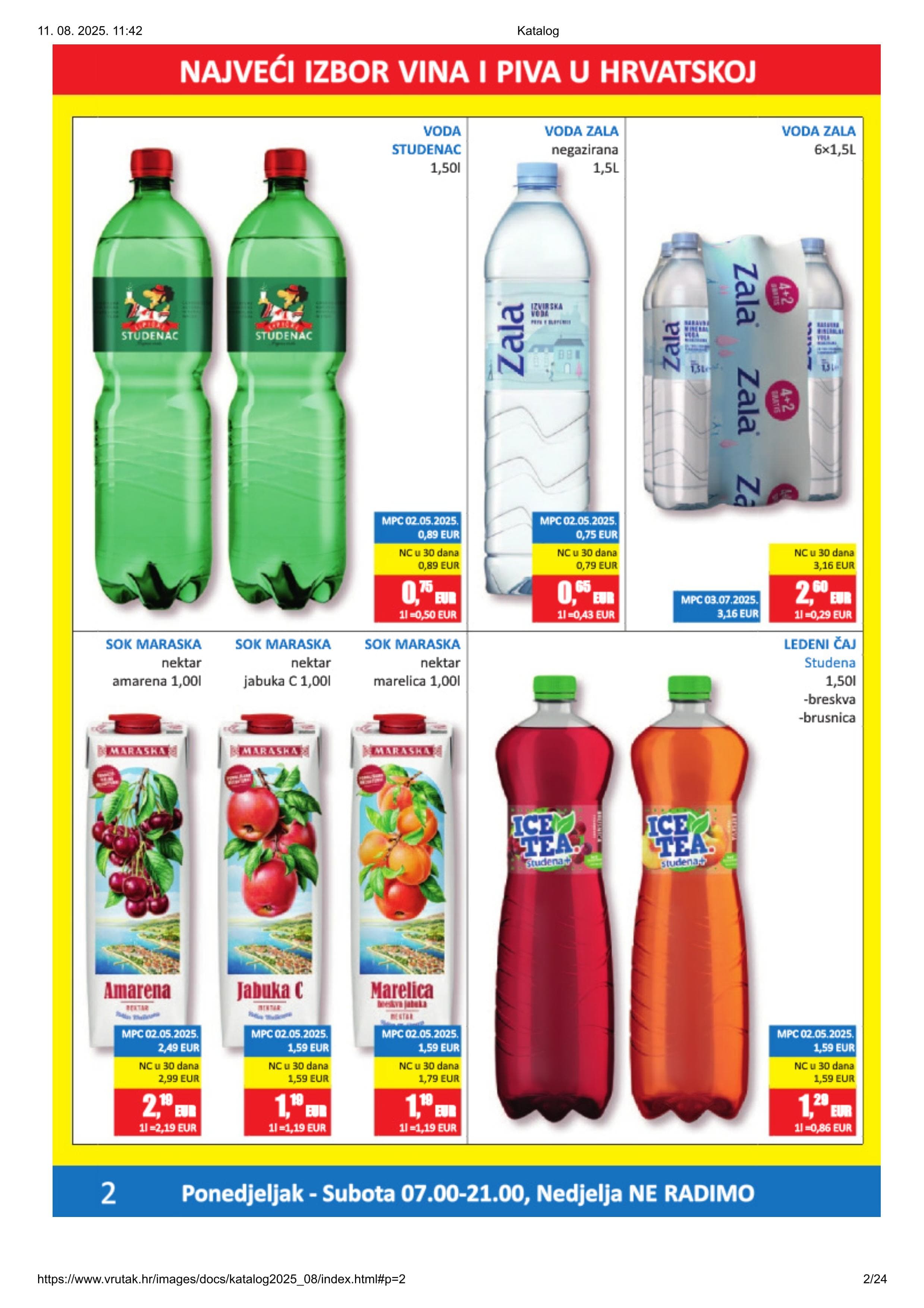 Page from catalog: Akcijska ponuda