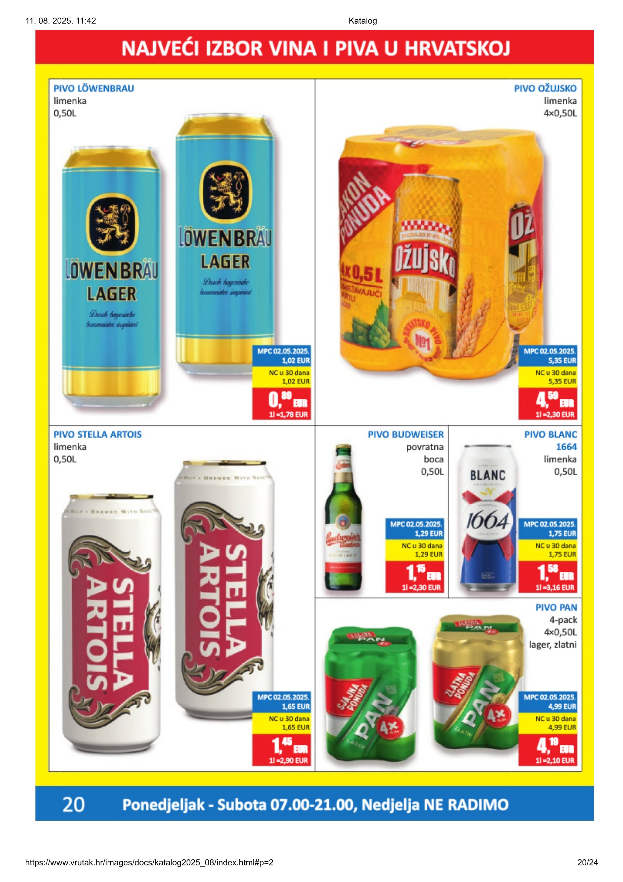 Page from catalog: Akcijska ponuda