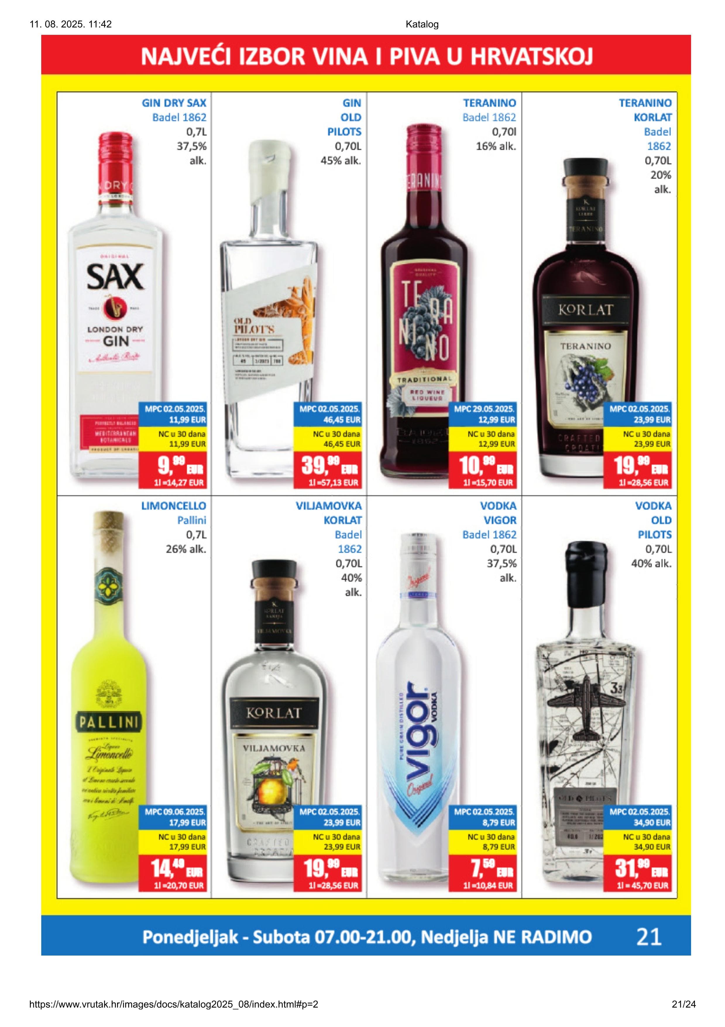Page from catalog: Akcijska ponuda