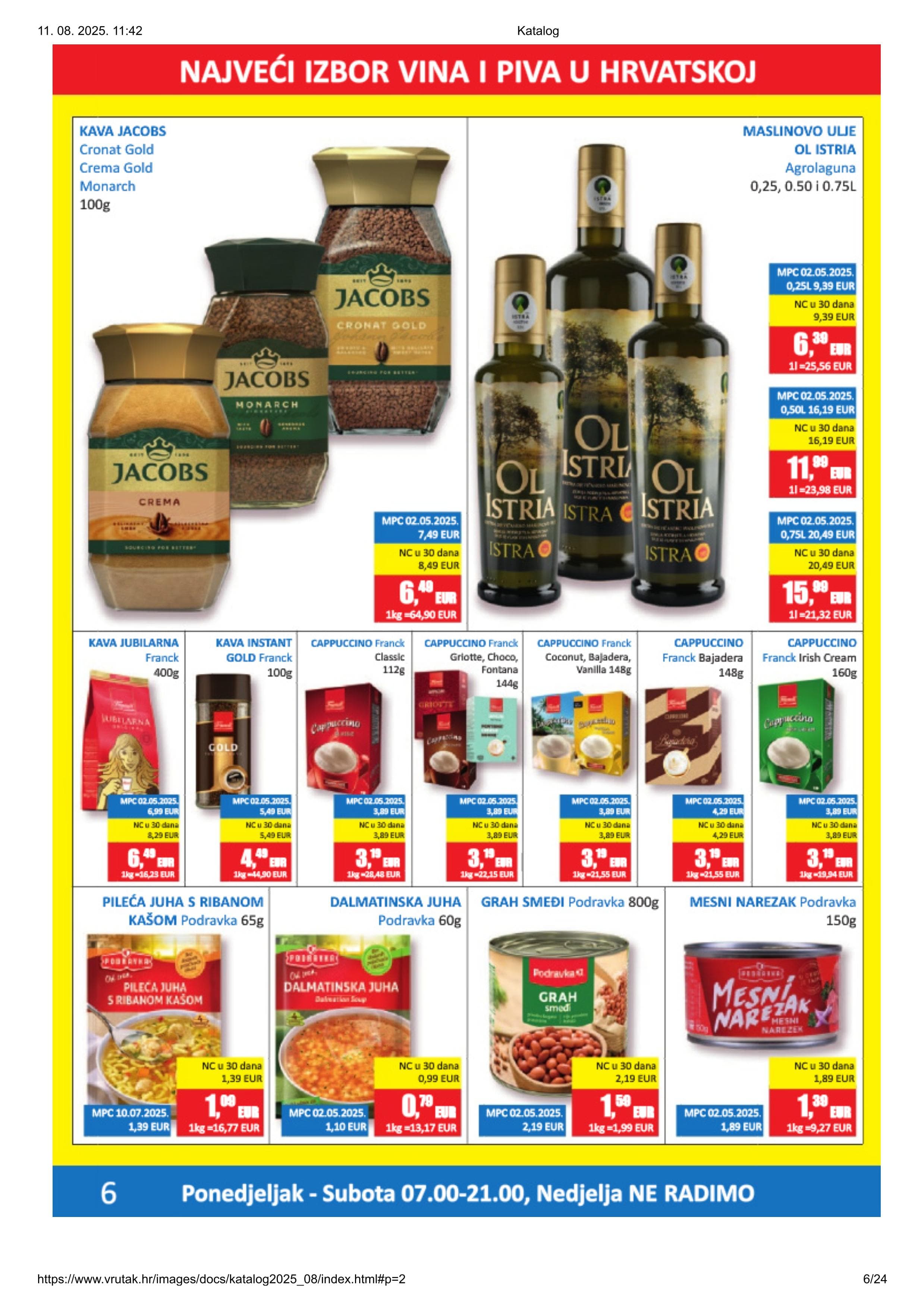 Page from catalog: Akcijska ponuda
