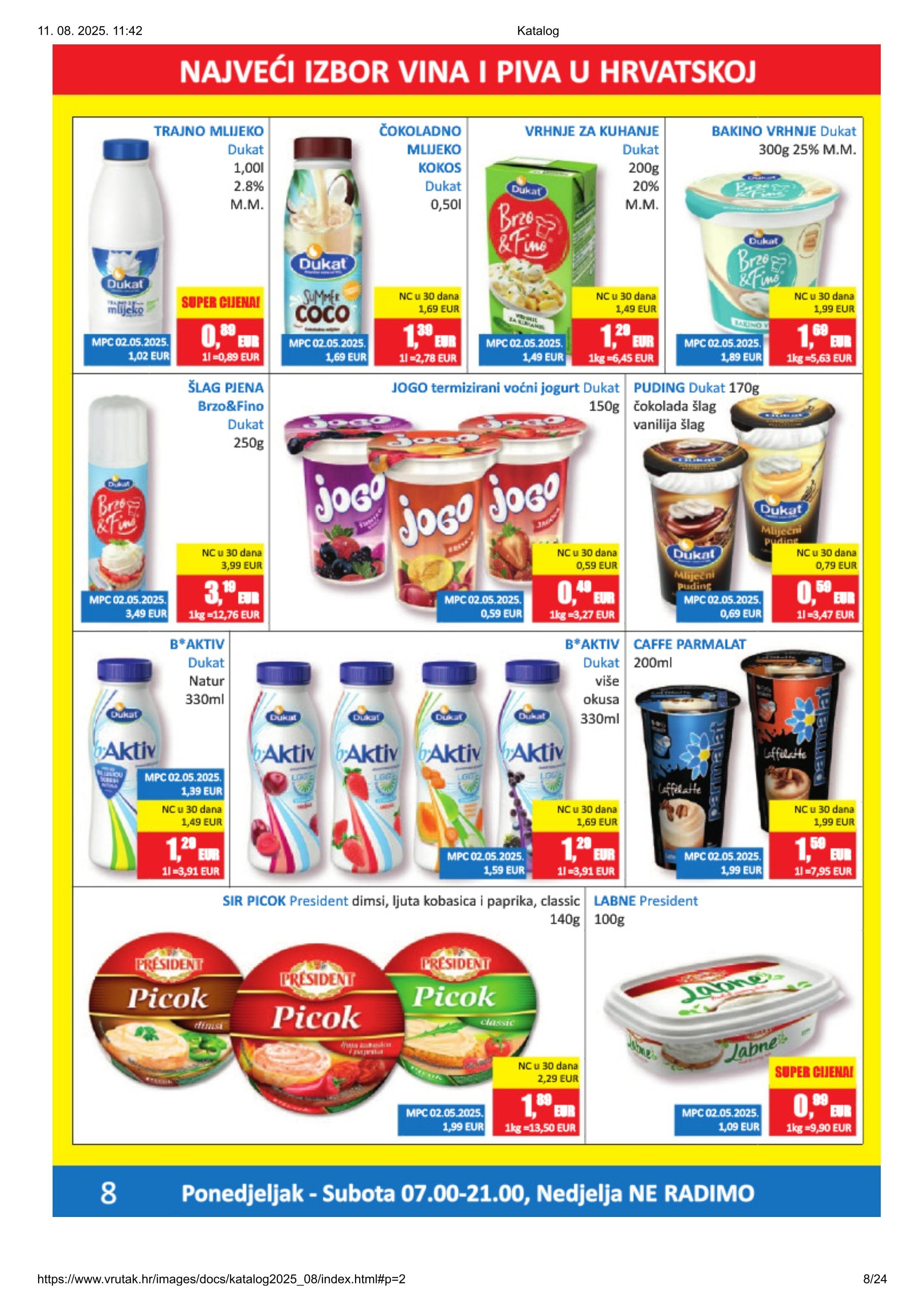 Page from catalog: Akcijska ponuda