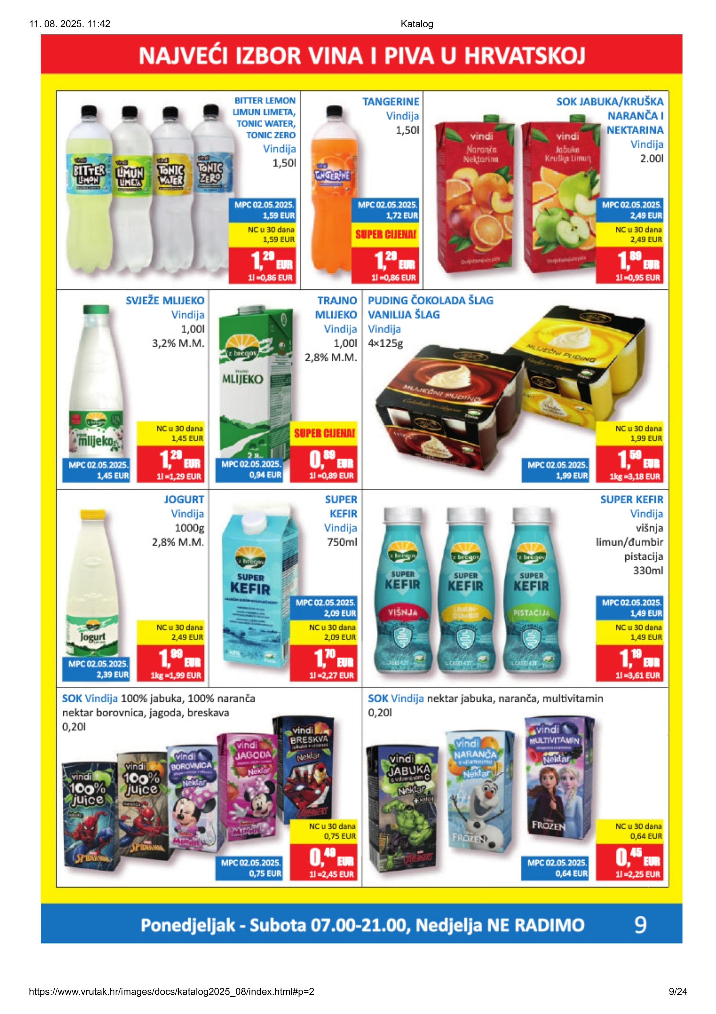 Page from catalog: Akcijska ponuda