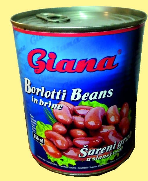 Borlotti beans 800 g / 480 g ocijeđena masa