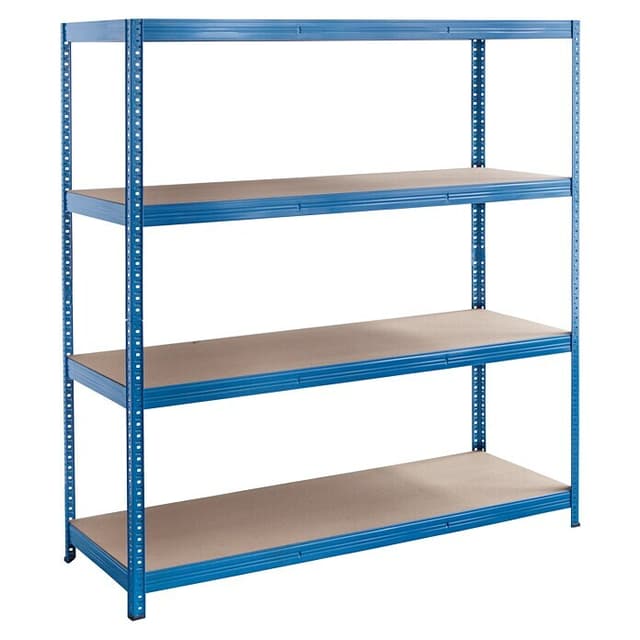 Metalni regal za teški teret 'XXL', v 185 x š 160 x dub. 60 cm, 4 police