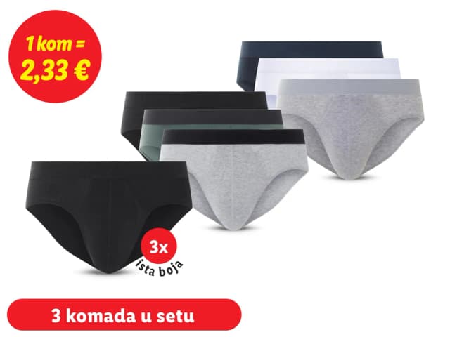 Muške gaće 3 komada u setu