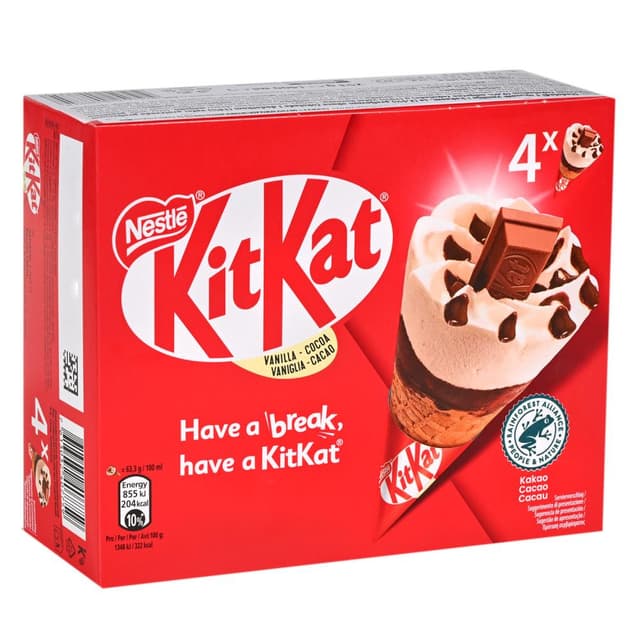 Kornet multipack 4X100 ml/ 253 g