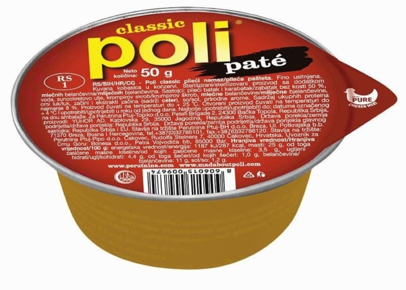 Pašteta 50 g Poli