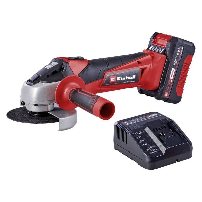 Aku kutna brusilica u setu tc-ag 18/115 li (1x 4,0 ah) Einhell
