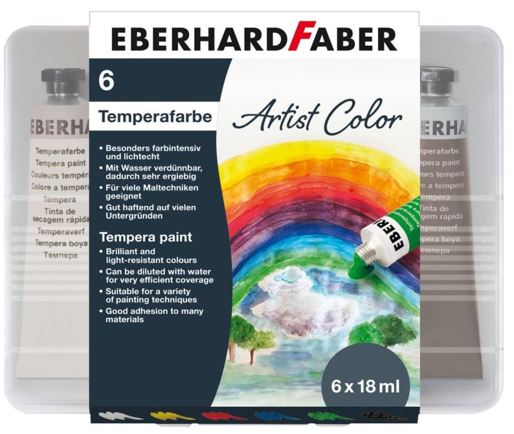 Tempere 6 x 18 ml EBERHARD FABER