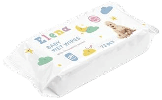 Vlažne maramice 72pcs Elena