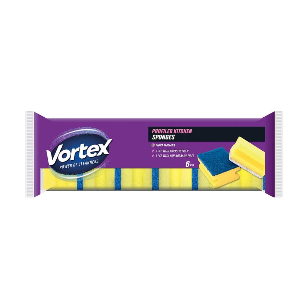 Kuhinjske profilirane spužve 3 kom VORTEX