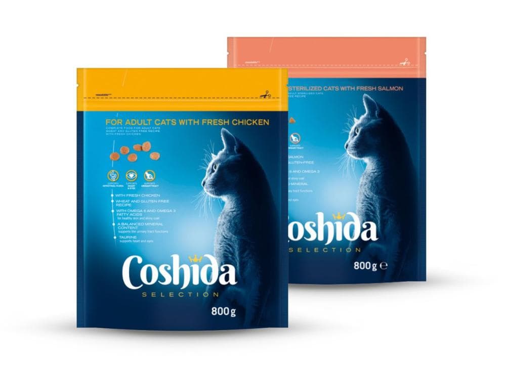Hrana za mačke 800 g Coshida Selection