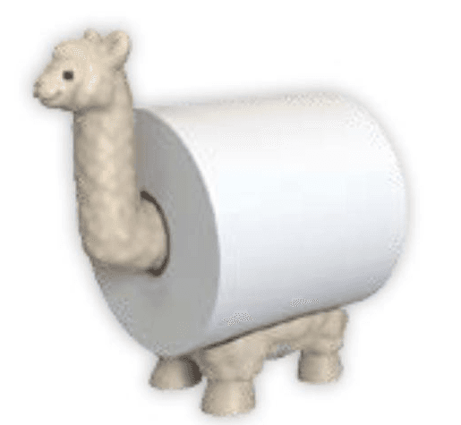Llama držač za toaletni papir