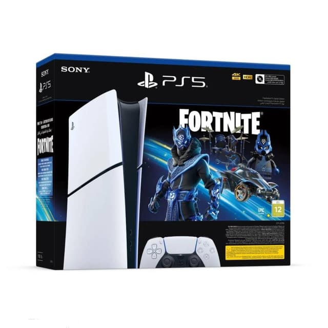 Playstation 5 slim digital edition d chassis + fortnite vch