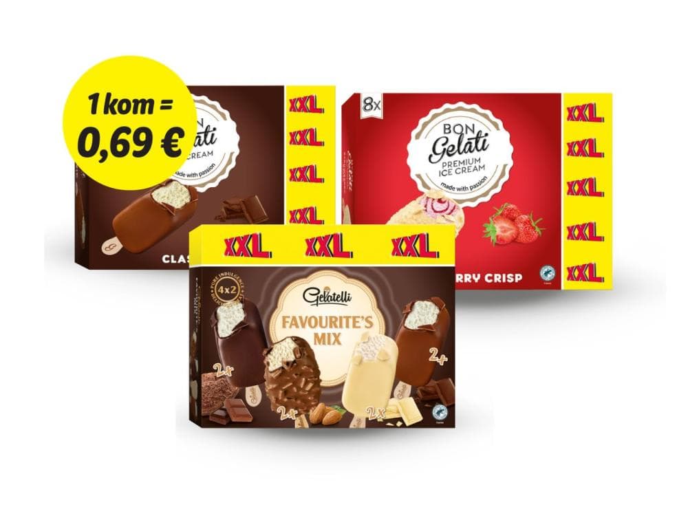Favourite's mix 8 x 120 ml Gelatelli