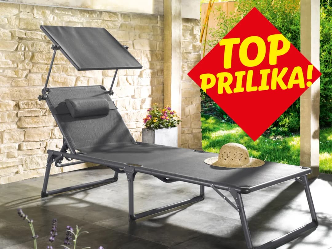 Aluminijska ležaljka LIVARNO home