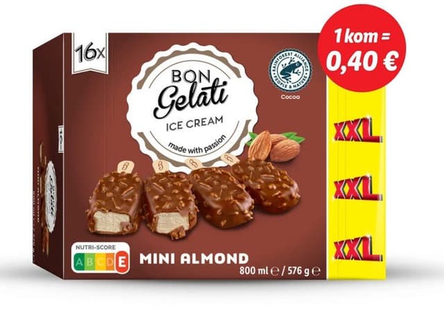 Mini almond 16x 50 ml