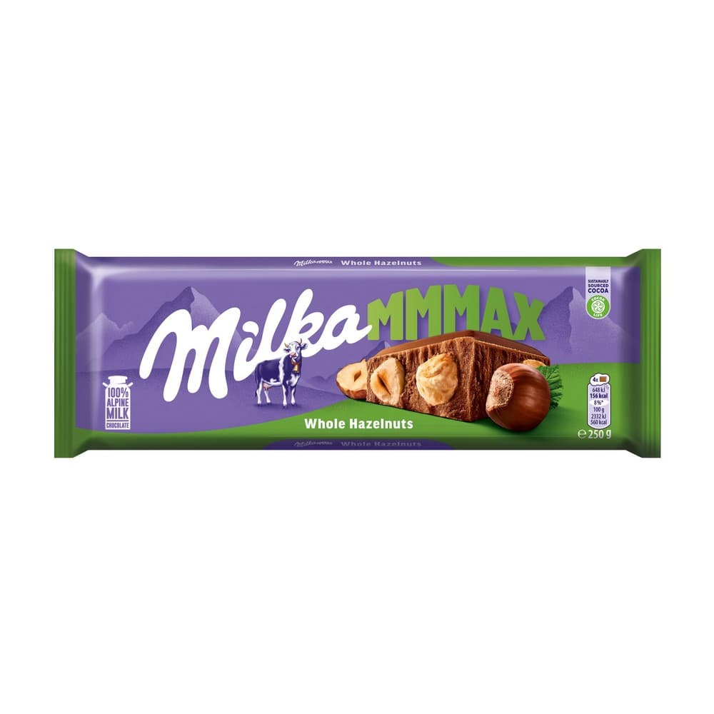 Alpine milk / whole hazelnuts 250g Milka