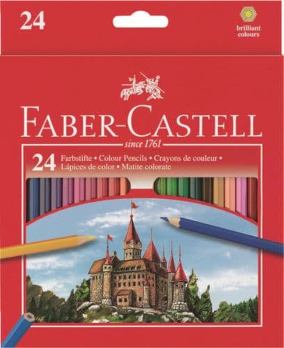 Drvene bojice 24 komada FABER-CASTELL