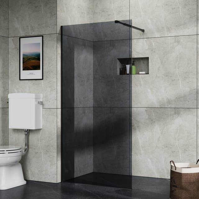 Staklena stijena za tuš stil grey 80 x 200 cm