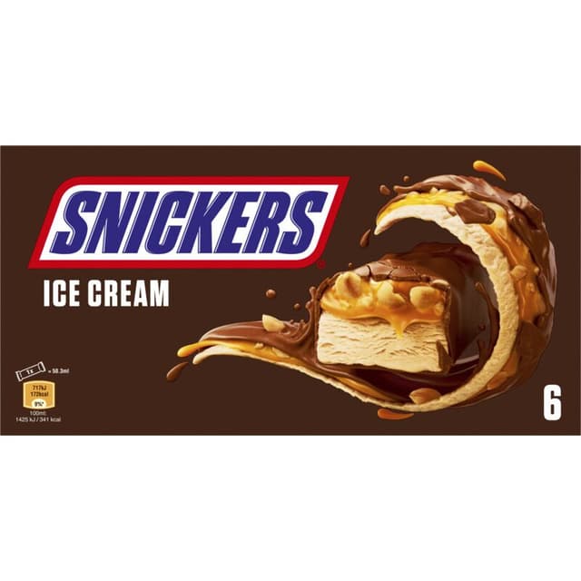 Snickers, mars 6x45,6g, 6x40g