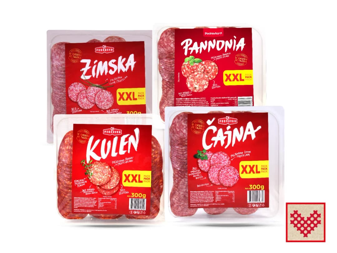 Salama narezak xxl 300 g Podravka