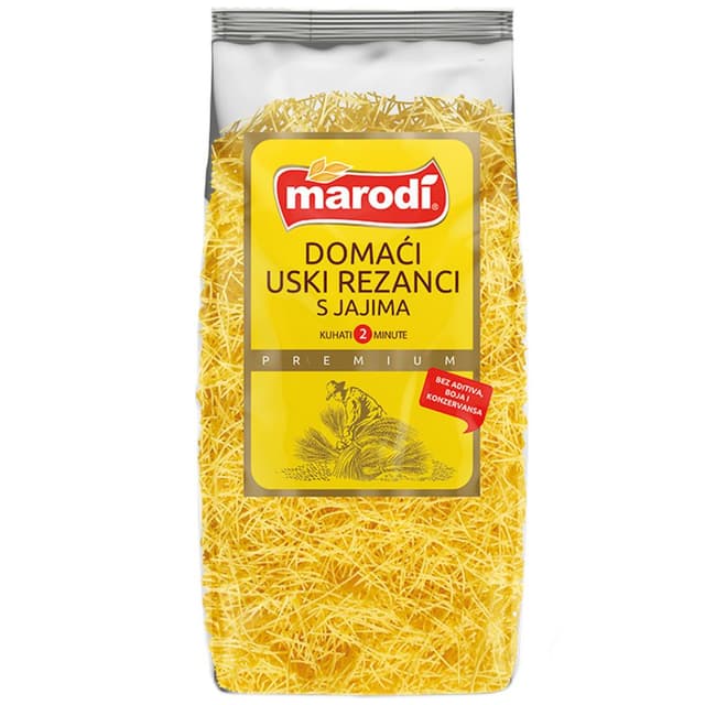 Domaći uski rezanci 400g Marodi
