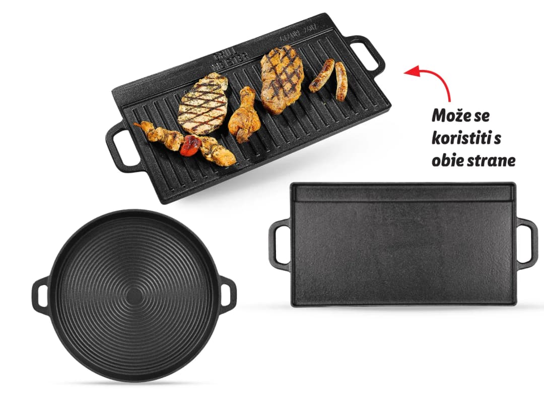 Tava/ploča za roštiljanje Grillmeister®