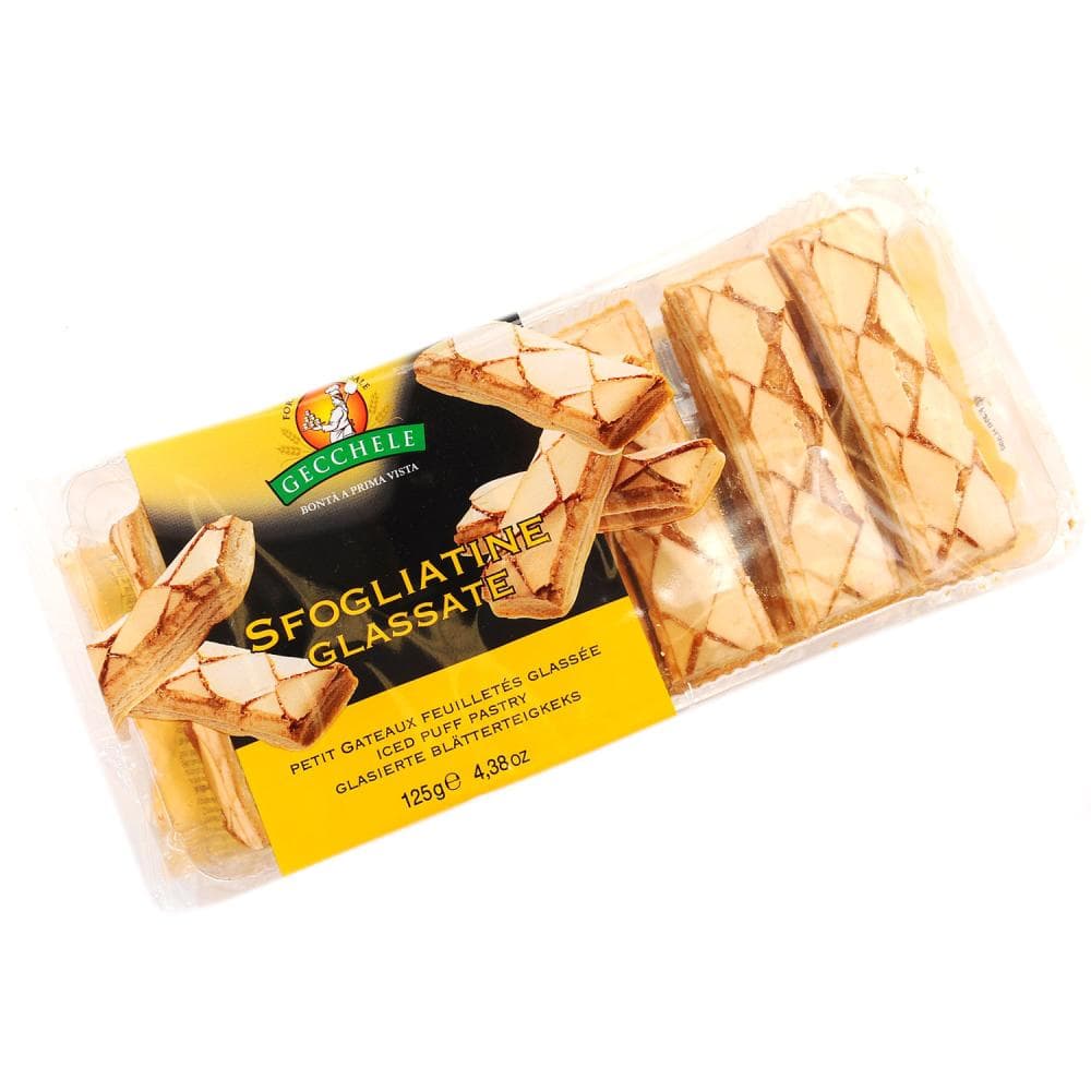 Keksi sfogliatine glassate 125g Gecchele