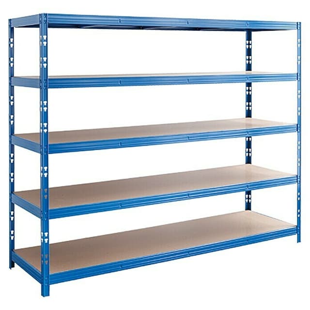 Metalni regal za teški teret 'Mega', v 200 x š 240 x dub. 70 cm, 5 polica
