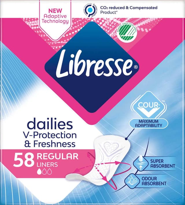 Libresse dailies fresh 58/1