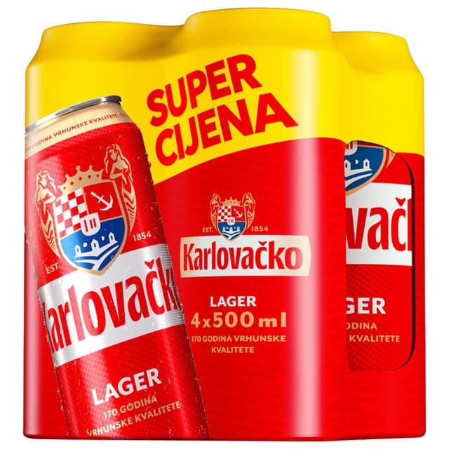 Pivo 4 x 0,5 l