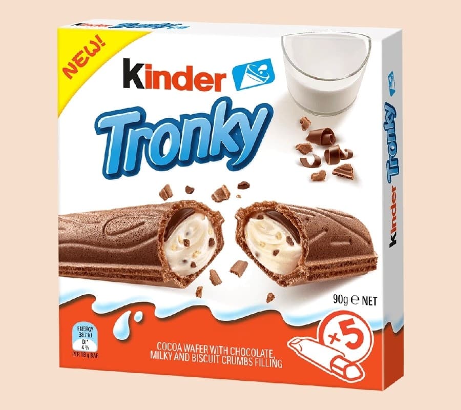 Vafel 90 g Kinder, Tronky
