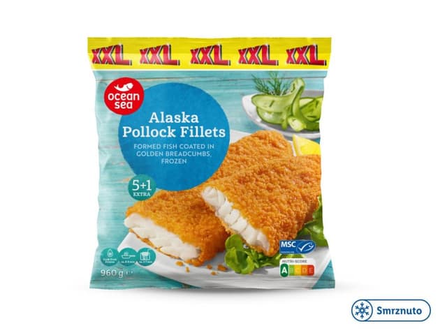 Panirani fileti aljaške kolje 960 g