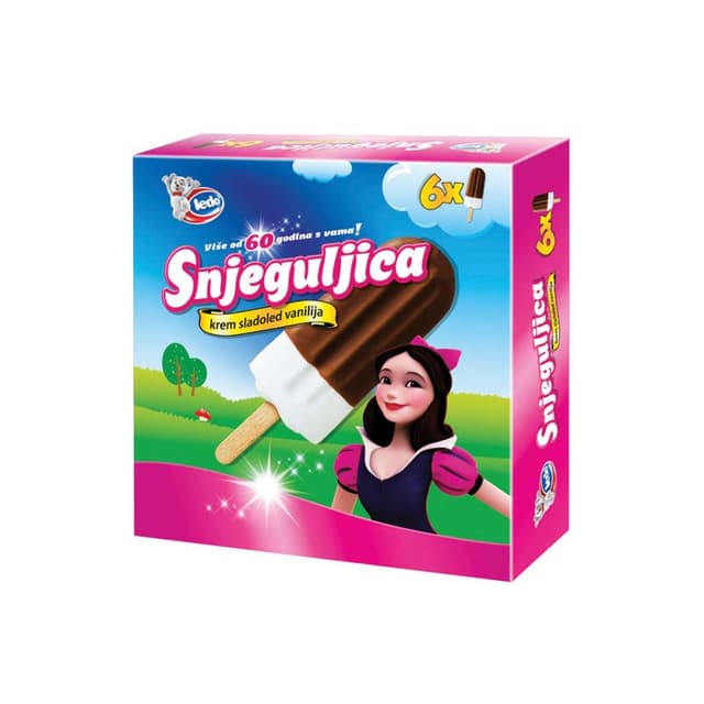 Sladoled snjeguljica 6x65ml Ledo