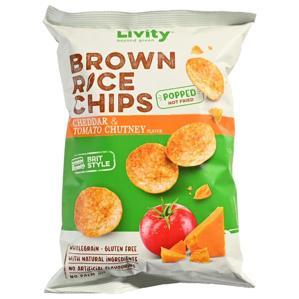 Čips riža 60 g Livity beyond green