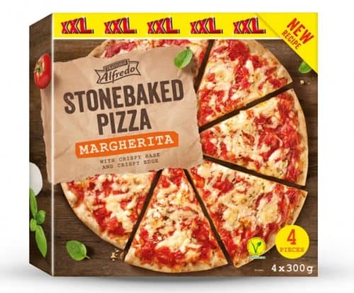 Pizza margherita 4 x 300 g