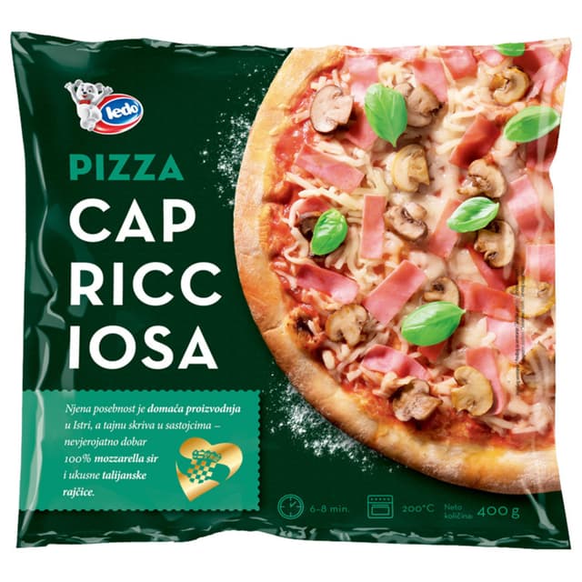 Pizza capricciosa 400g