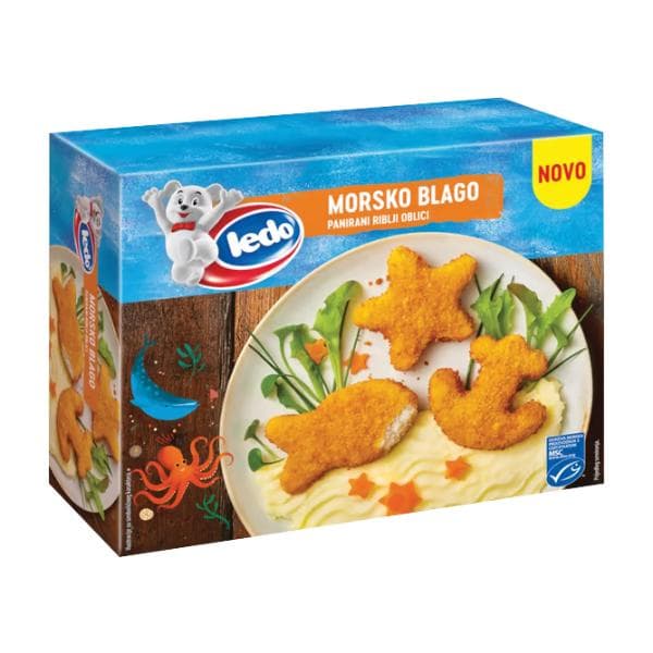 Panirani riblji oblici 352 g Ledo