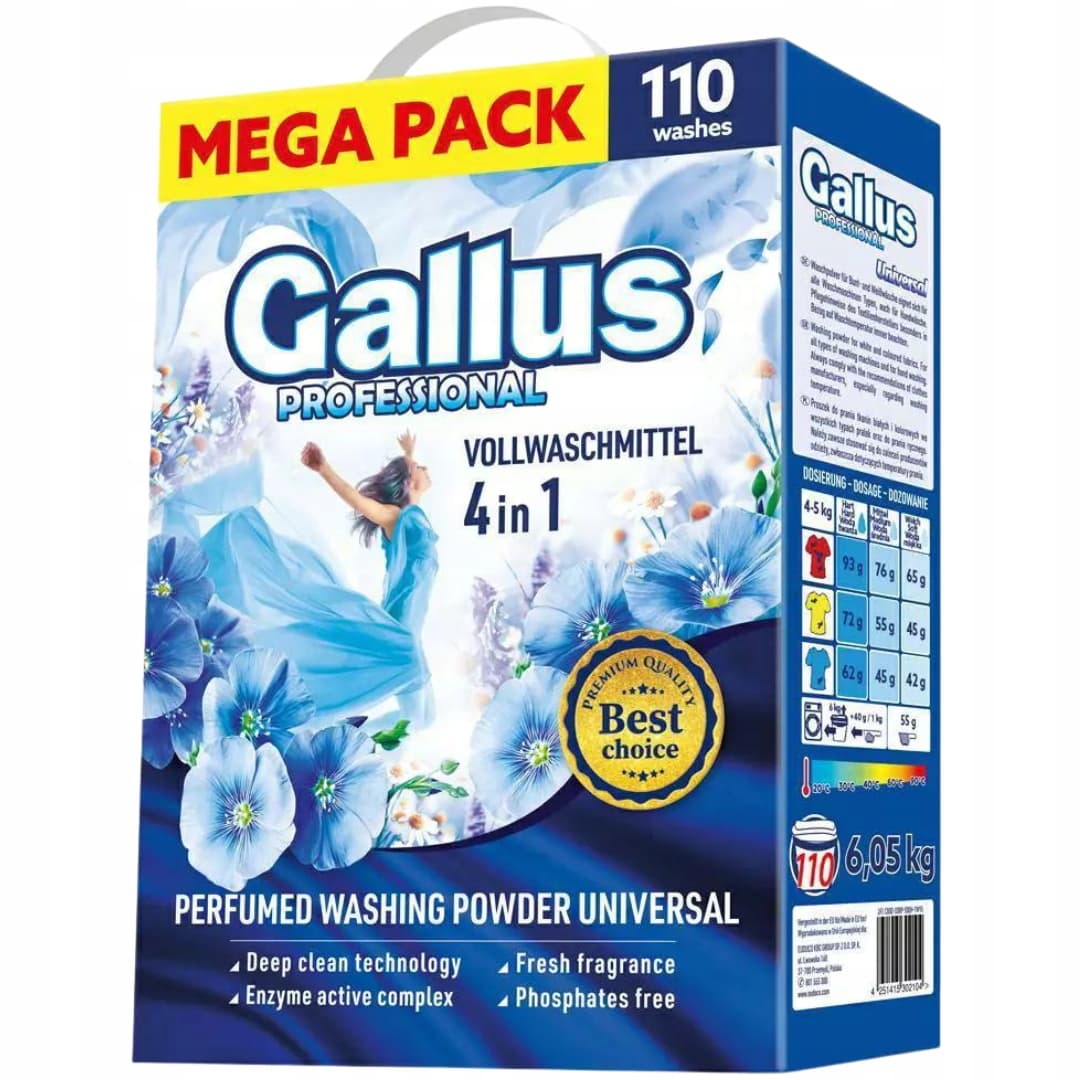 Prašak za rublje 6,05 kg GALLUS
