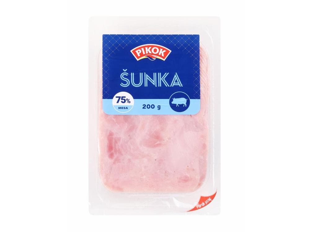 Kuhana šunka 200 g Pikok