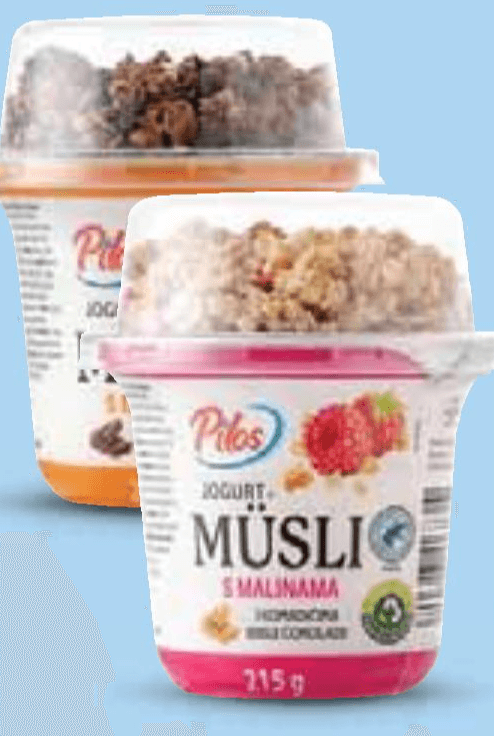 Voćni jogurt s mueslima 215 g