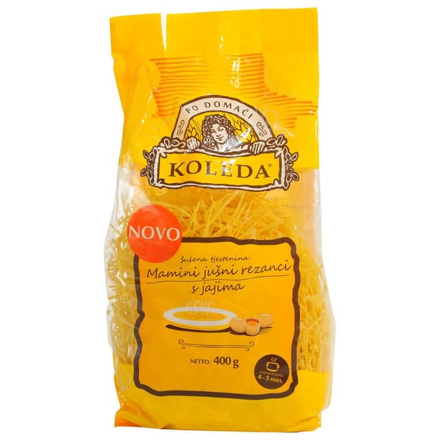 Mamini jušni rezanci s jajima, krpice s jajima 400 g