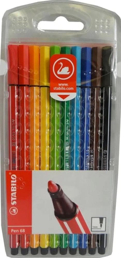 Flomasteri pen 68 10 komada STABILO