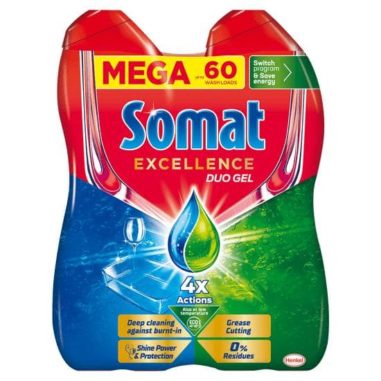Tablete ili gel za strojno pranje posuđa 60/1 tablete, 1.37 L/76 pranja gel