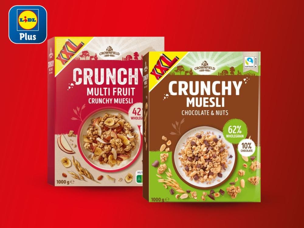 Hrskavi muesli 1 kg Crownfield