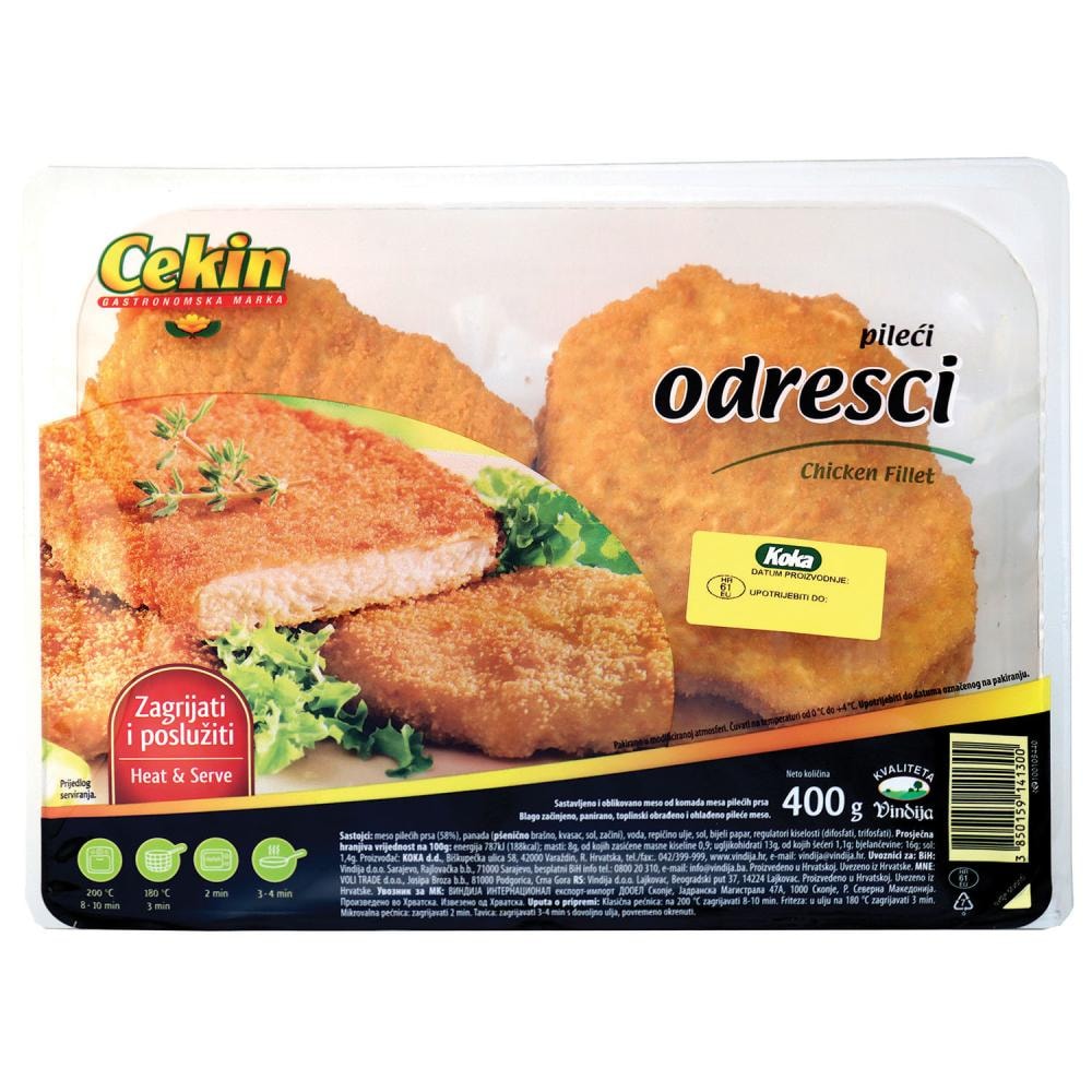 Pileći odresci panirani 400 g